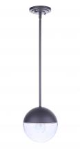 Craftmade ZA3411-MN - Evie 1 Light Outdoor Pendant in Midnight