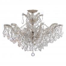 Crystorama 4439-CH-CL-S_CEILING - Maria Theresa 6 Light Swarovski Strass Crystal Polished Chrome Semi Flush Mount