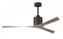 Matthews Fan Company MK-BK-GA - Molly modern ceiling fan in Matte Black finish with all-weather 56” ABS blades. Optimized for da