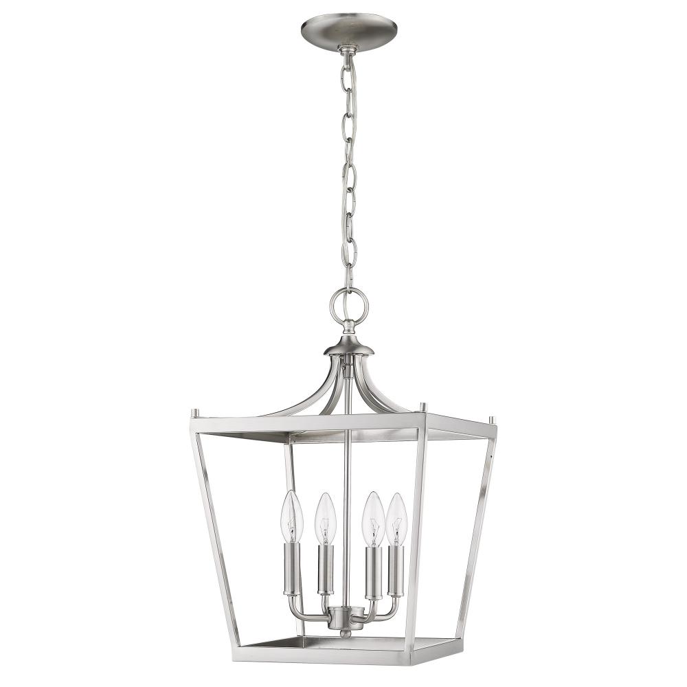 Kennedy 4-Light Satin Nickel Chandelier