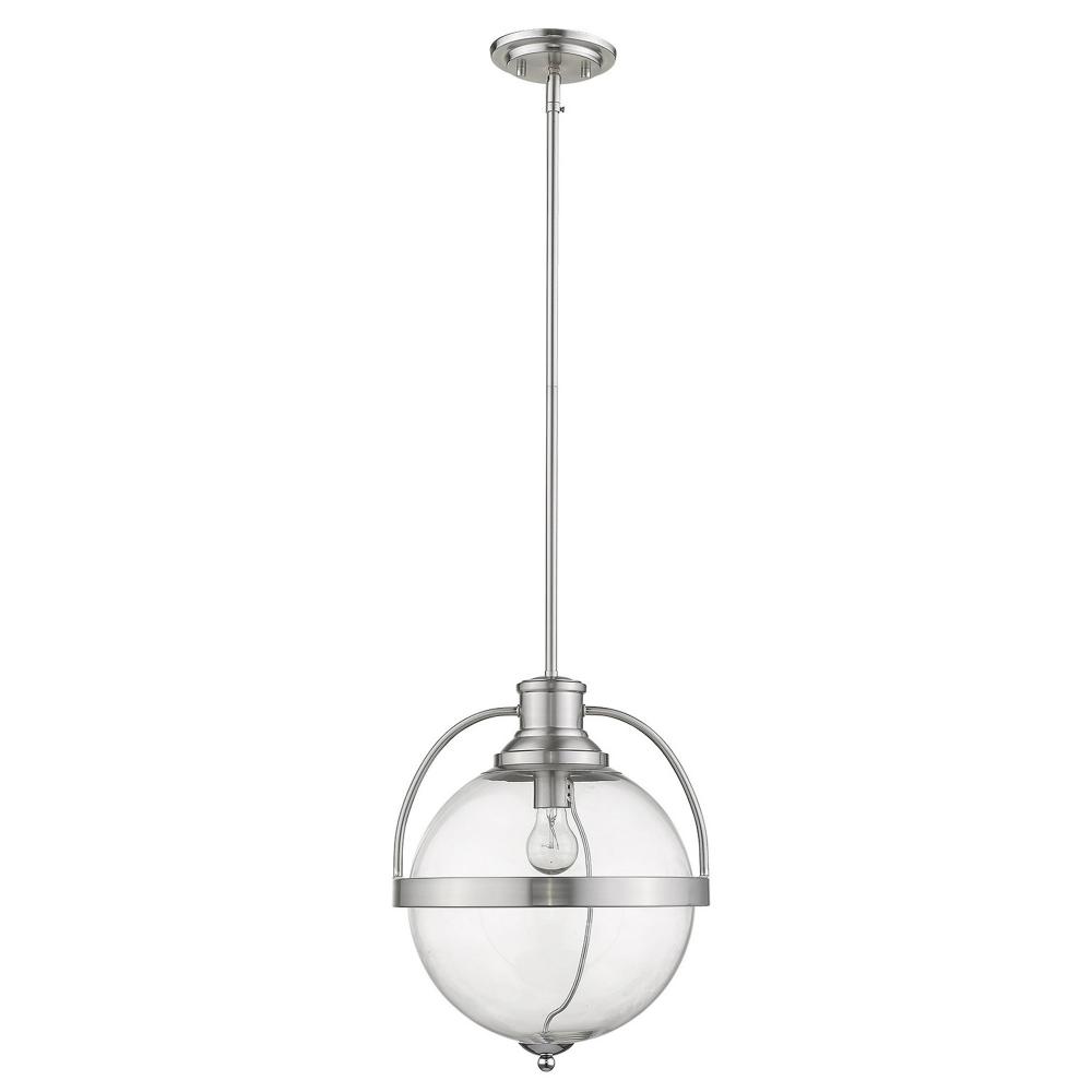 Kassian 1-Light Satin Nickel Pendant