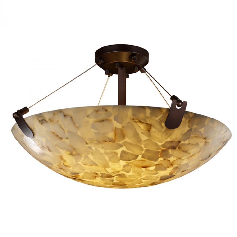 24" LED Semi-Flush Bowl w/ U-Clips