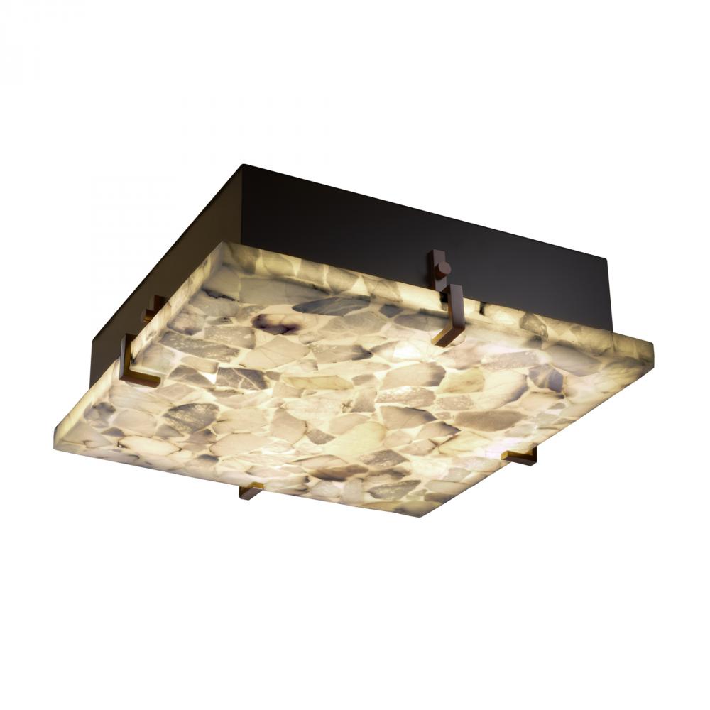 Clips 16" Square LED Flush-Mount