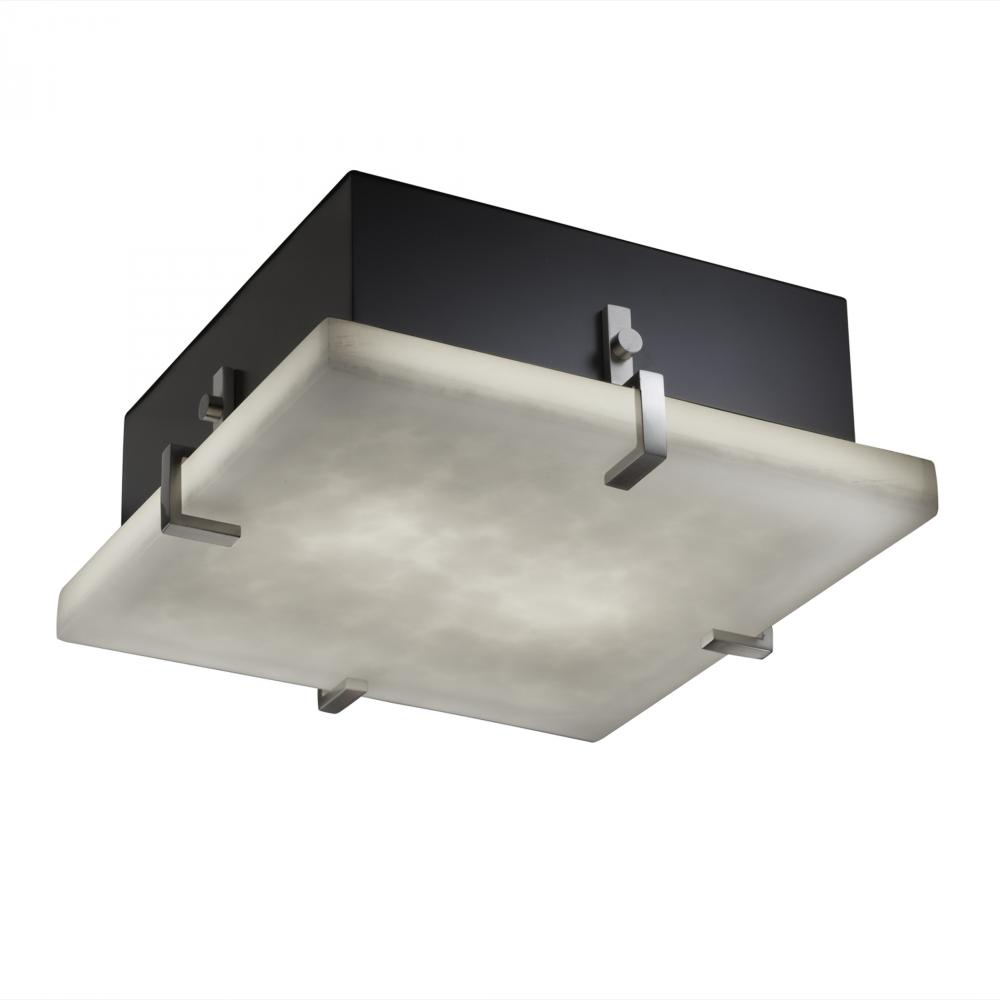 Clips 16" Square LED Flush-Mount