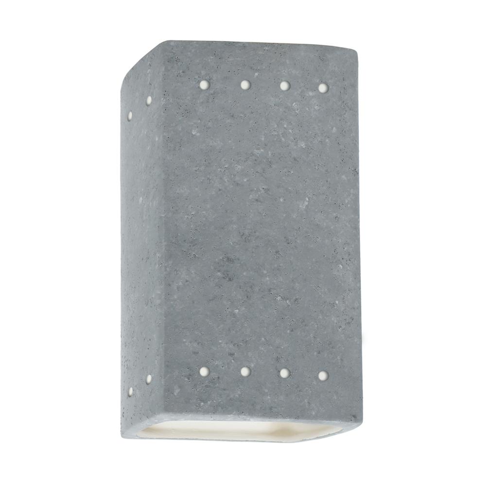 Small LED Rectangle w/ Perfs - Open Top & Bottom (Outdoor)