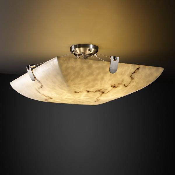 24" LED Semi-Flush Bowl w/ U-Clips