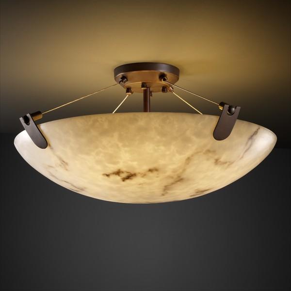 24" LED Semi-Flush Bowl w/ U-Clips