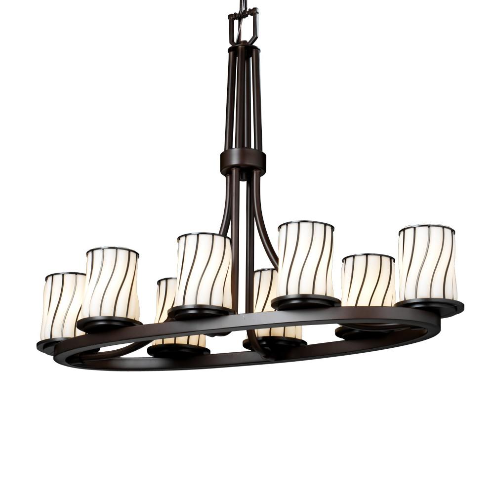 Dakota 8-Light Oval Ring Chandelier