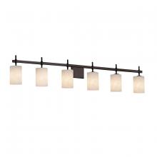 Justice Design Group CLD-8416-10-DBRZ - Union 6-Light Bath Bar