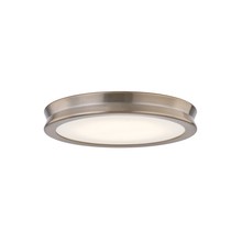 Justice Design Group FSN-4181-OPAL-BRSS - Bevel 12" LED Flush-Mount