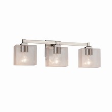 Justice Design Group FSN-8433-55-SEED-NCKL - Regency 3-Light Bath Bar