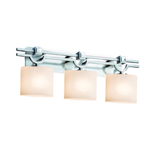 Justice Design Group FSN-8503-30-OPAL-CROM - Argyle 3-Light Bath Bar