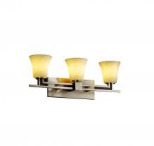 Justice Design Group CLD-8703-30-MBLK - Aero 3-Light Bath Bar