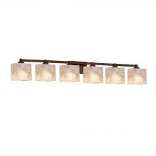 Justice Design Group ALR-8436-55-DBRZ - Regency 6-Light Bath Bar