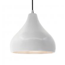 Justice Design Group CER-6565-BIS-NCKL-BKCD - Large Droplet 1-Light Pendant