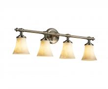 Justice Design Group CLD-8524-20-NCKL-LED4-2800 - Tradition 4-Light LED Bath Bar