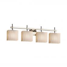 Justice Design Group FSN-8414-55-RBON-NCKL-LED4-2800 - Union 4-Light LED Bath Bar