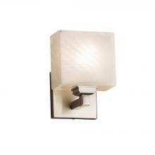 Justice Design Group FSN-8437-55-WEVE-NCKL - Regency ADA 1-Light Wall Sconce