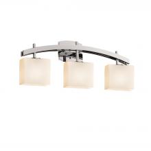 Justice Design Group FSN-8593-55-OPAL-CROM-LED3-2100 - Archway 3-Light LED Bath Bar