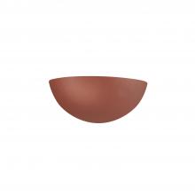 Justice Design Group CER-1300-CLAY - Small Quarter Sphere