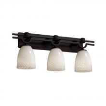 Justice Design Group FSN-8503-10-OPAL-CROM - Argyle 3-Light Bath Bar