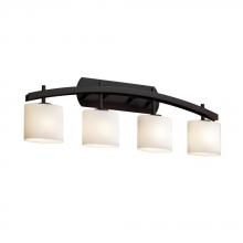 Justice Design Group FSN-8594-40-OPAL-DBRZ - Archway 4-Light Bath Bar