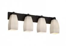 Justice Design Group FSN-8924-15-RBON-CROM - Modular 4-Light Bath Bar