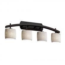 Justice Design Group POR-8594-30-WAVE-DBRZ - Archway 4-Light Bath Bar