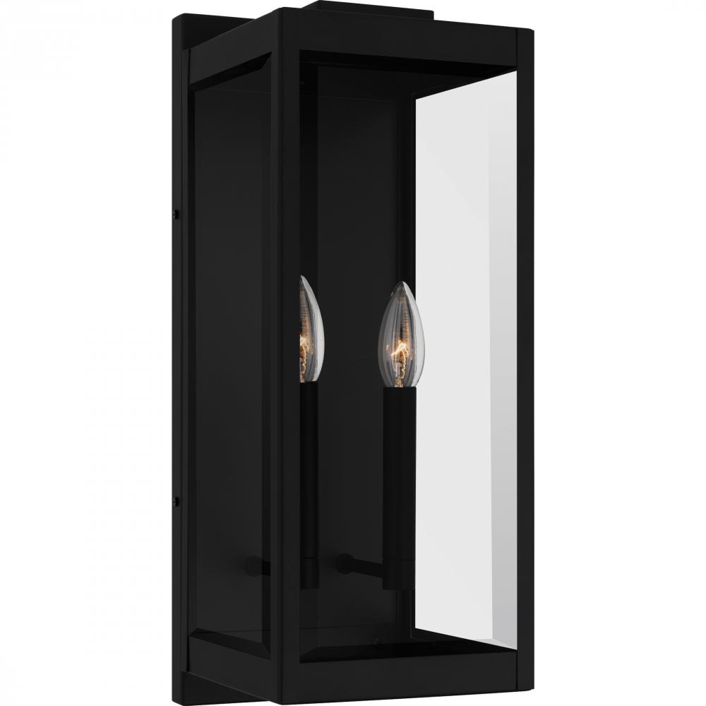 Eastover 2-Light Earth Black Outdoor Wall Lantern