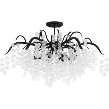 Quoizel MAP1728EK - Maple 6-Light Earth Black Semi-Flush Mount