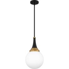 Quoizel QP6758MBK - Arlo 1-Light Matte Black Pendant Light