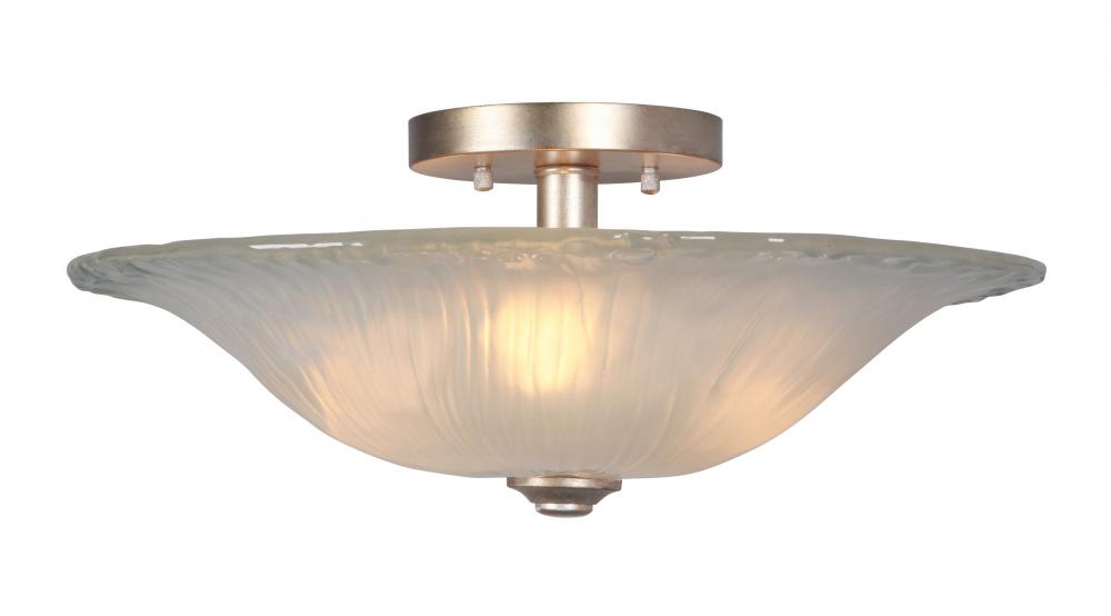 Champange Bowl Semi-Flush Mount