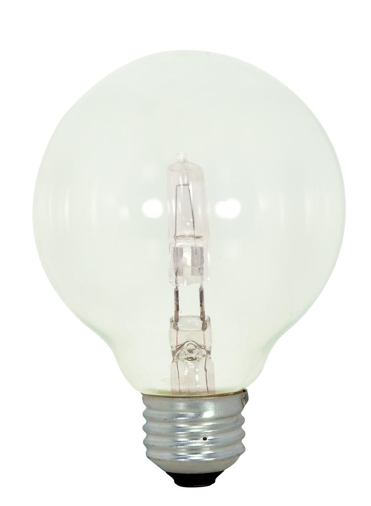 43 Watt; Halogen; G25; Clear; 1000 Average rated hours; 750 Lumens; Medium base; 120 Volt; 3-Pack