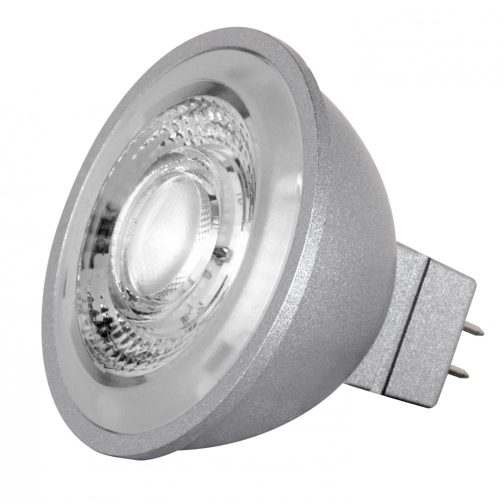 8W; LED MR16; 3000K; 40 deg. beam spread; GU5.3 base; 12 Volt AC/DC