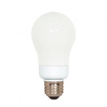 Satco Products Inc. S5571 - 9 Watt; A19 Compact Fluorescent; 5000K; 82 CRI; Medium base; 120 Volt