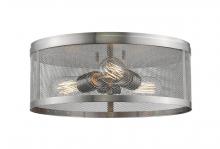 Z-Lite 331F14-BN - 3 Light Flush Mount