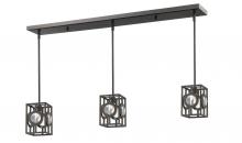 Z-Lite 448MP-3OB - 3 Light Linear Chandelier