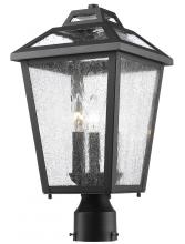 Z-Lite 539PHMR-BK - 3 Light Outdoor Post Mount Fixture