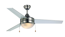 Trans Globe F-1023 BN - Cappleman 2-Light, 3-Blade Transitional Ceiling Fan