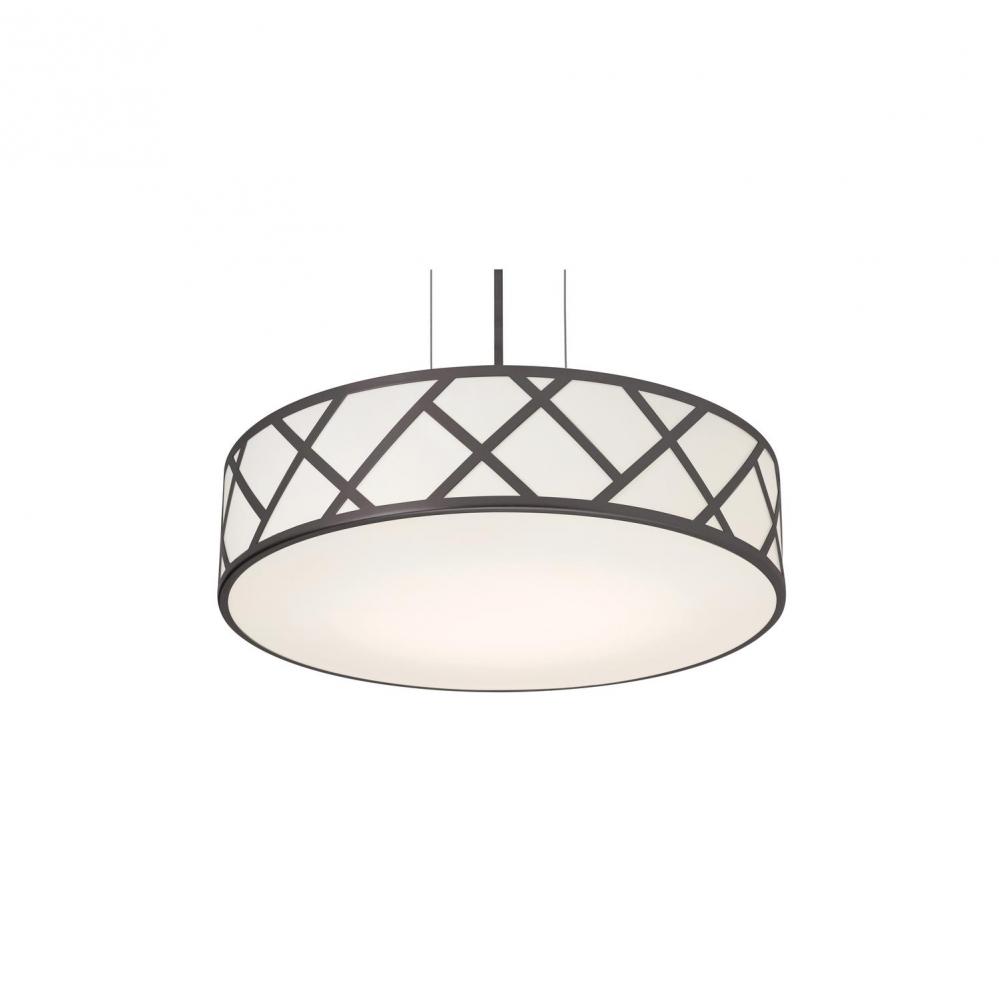 Haven 17'' Med Base Pendant - BK w/ BK