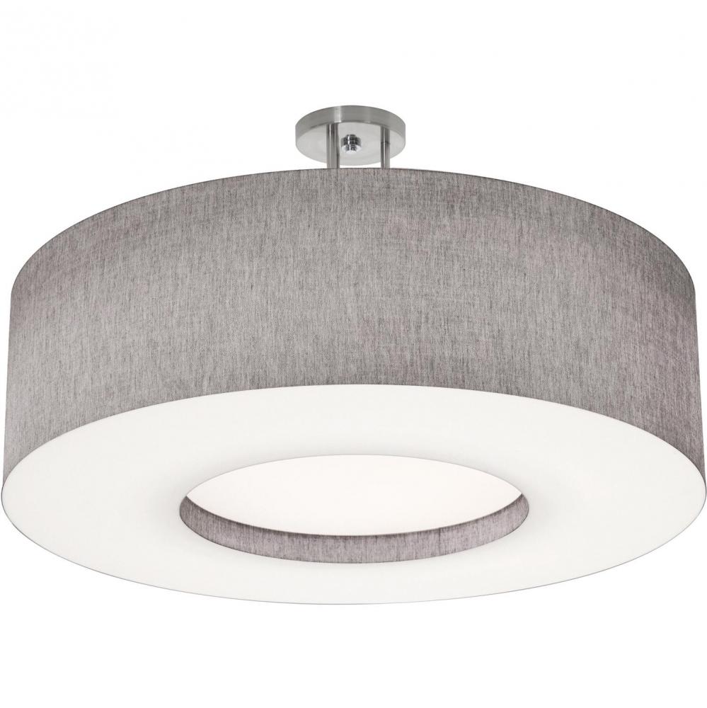 Montclair 30'' LED Ceiling,120-277V,5 CCT,SN w/ GY