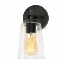 AFX Lighting, Inc. JNNS0511MBBK - Joanna 1 Light Sconce 120V - Black