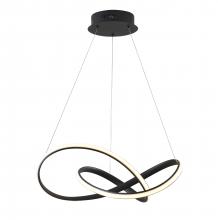 Bethel International OC09C23B - LED Chandelier Matte Black