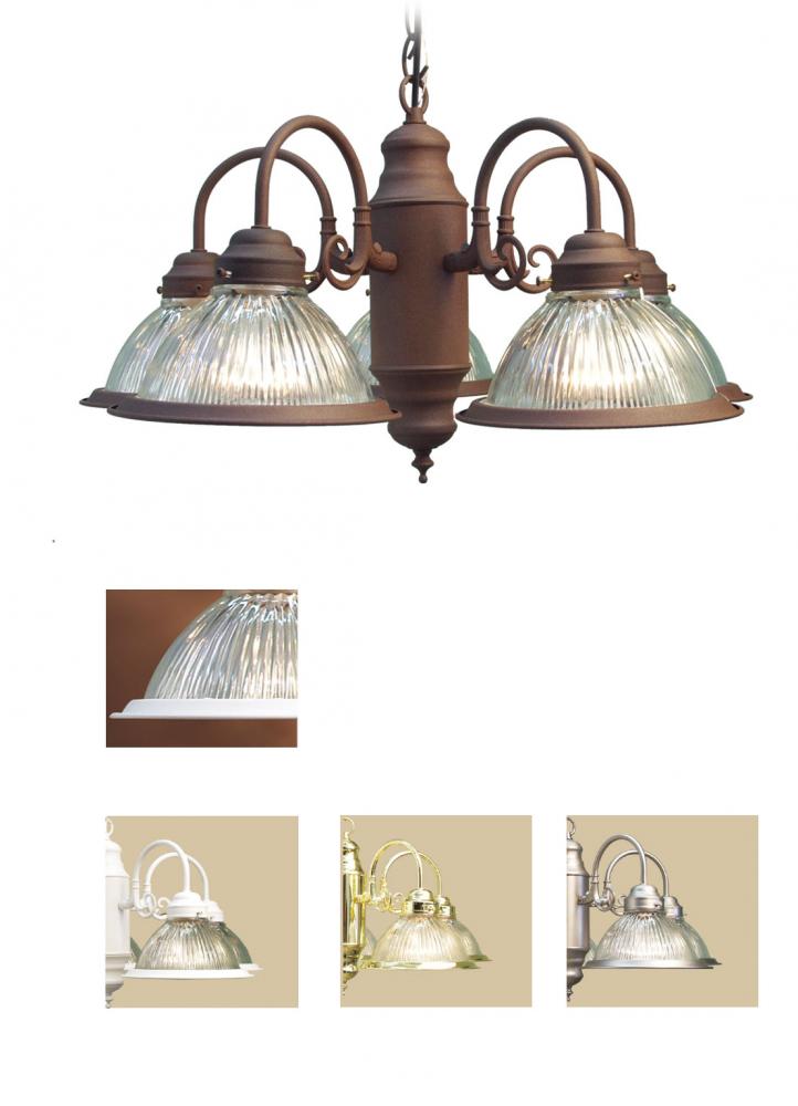 Bronze Down Chandelier