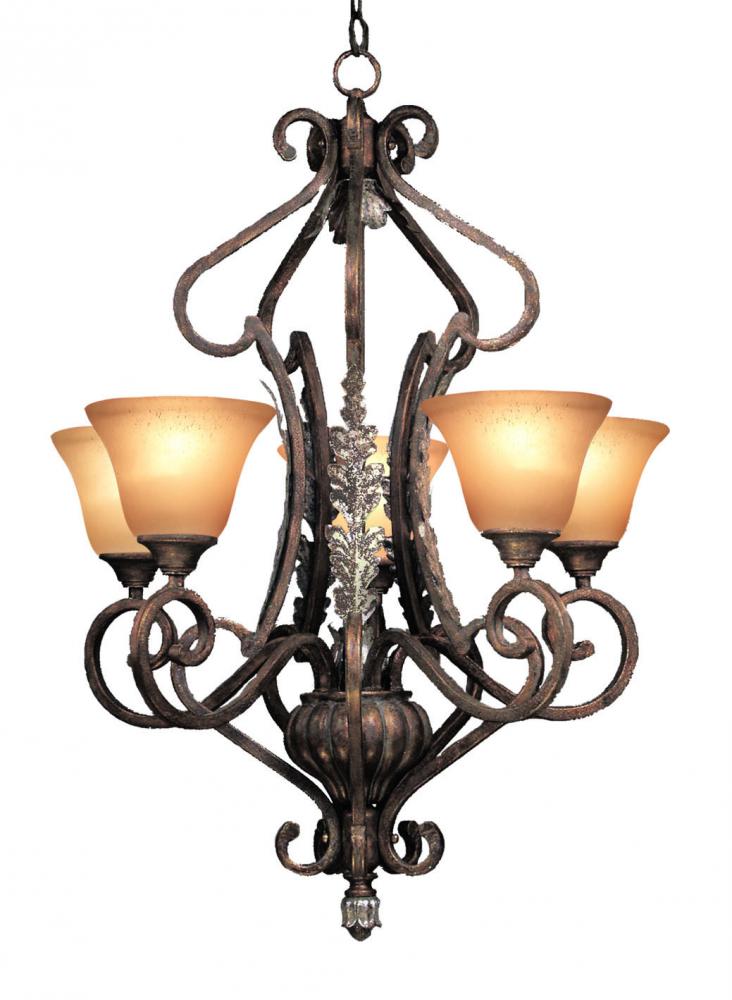 Bronze Up Chandelier