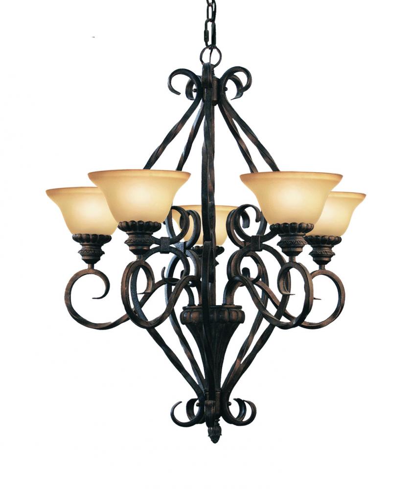 Bronze Up Chandelier