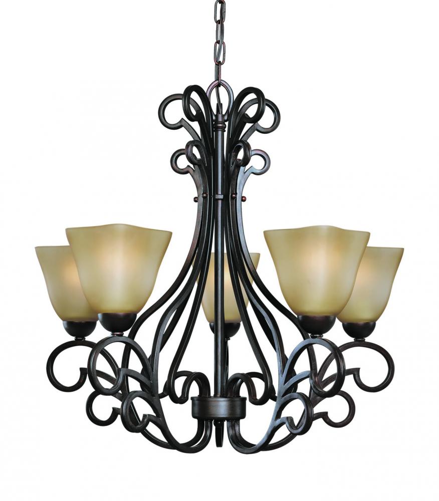 Bronze Up Chandelier