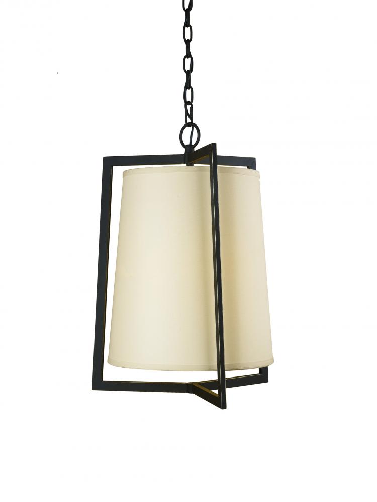 Black Drum Shade Mini Pendant