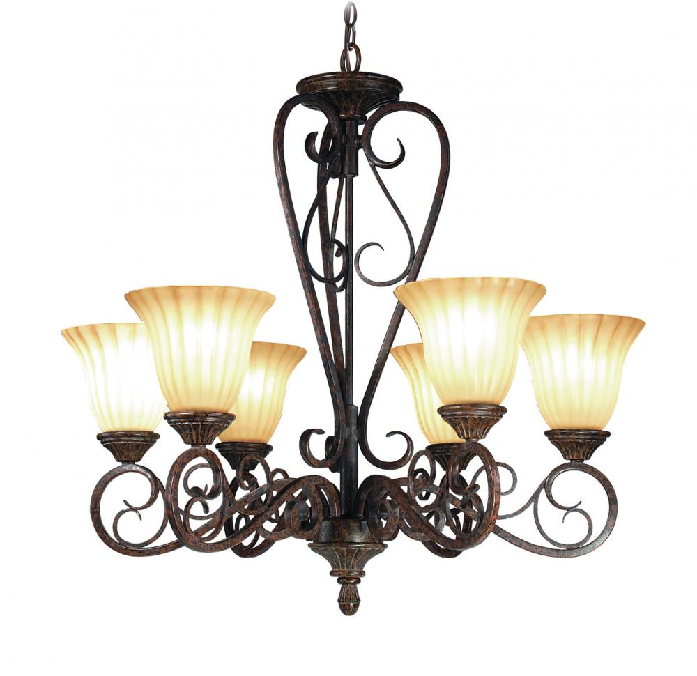 Bronze Up Chandelier