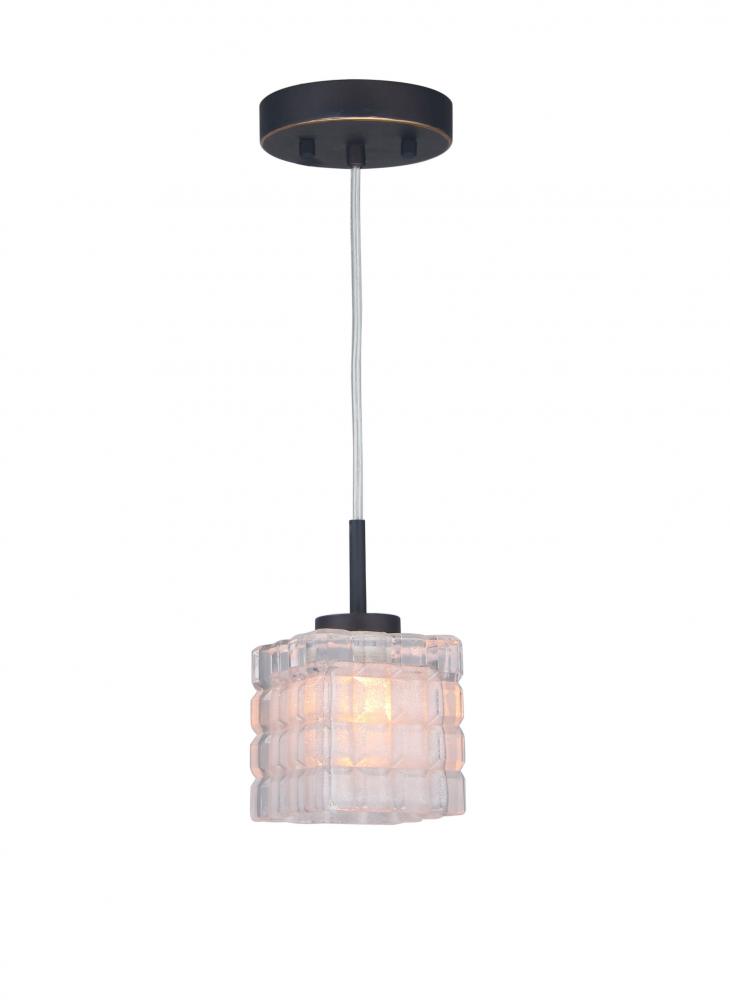 Woodbridge Lighting 16323MEB-C80415 Charlotte Mini-pendant